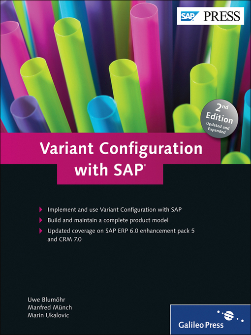 Title details for Variant Configuration with SAP by Uwe Blumöhr - Available